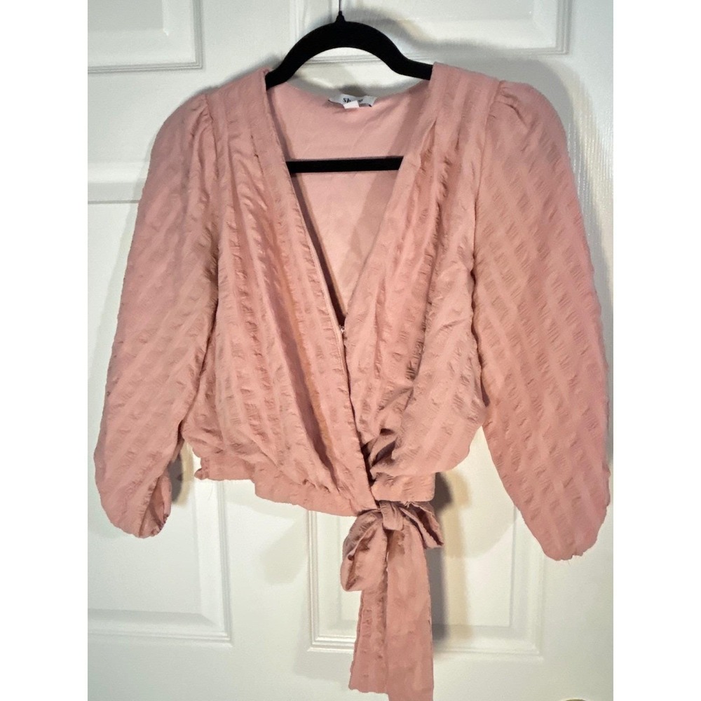 Shero Wrap Top Women Medium‎ Pink Coquette